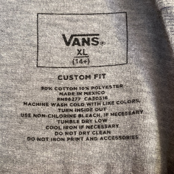 Vans Long Sleeve Shirt - junior XL (14+) - Picture 3 of 3